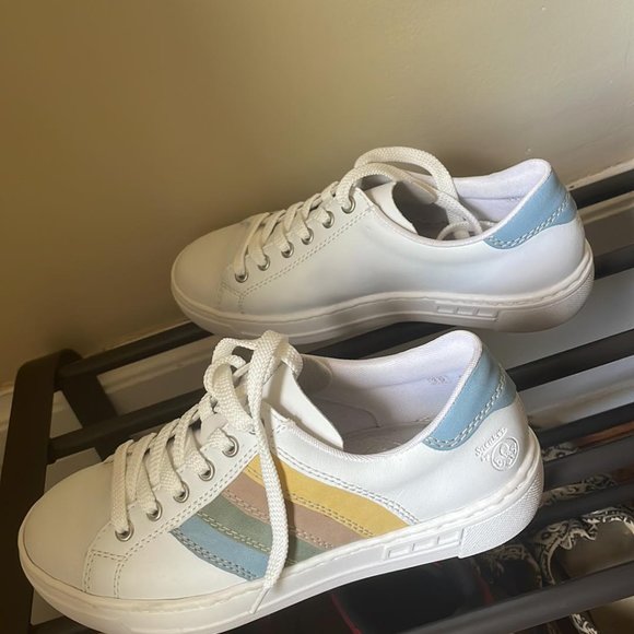 White Sneakers - Multicolour Stripes - Rieker - Picture 7 of 7